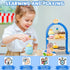 Sets 3-5, Set 3 4 5 6 Wooden Tea for Toddlers Princess Tea Party for Little Girls with Cupcake Stand and Food