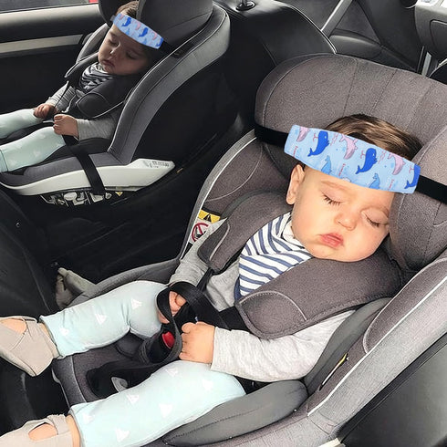SHEHARUHI 2 Pcs Baby Head Support Band for Stroller Car Seat Neck Relief and Head Support Holder for Kids Children