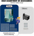 VEVOR A-Frame Middle Swing Brackets, Heavy Duty Carbon Steel Swing Set Hardware with Mounting Hardware