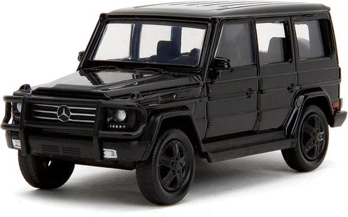 Pink Slips 1:32 W1 Mercedes Benz G Class 4x4 Die-Cast Car, Toys for Kids and Adults in Black