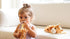 Detachable Pacifier Holder Silicone Pacifier with Stuffed Animal Removeable Baby Pacifier Holder for Cuddling