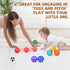 Set MCGMITT Silicone Baby Teething Toys Bundle with Baby Ball Toy