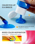 32 (2 oz fantastory Tempera Paint for Kids Colors Each) Washable Tempera Paint, Kids Poster Paint Sponge Painting