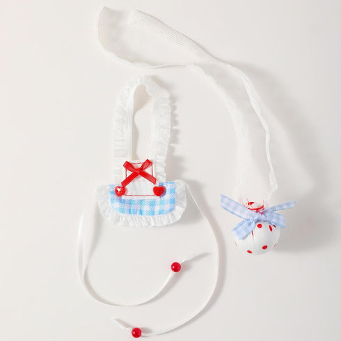 poleueo 17cm Set 17cm Doll Clothes - Kawaii Chic Style for Dolls, Cute Doll Outfit with Accessories (Style C)