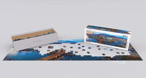 EuroGraphics Vancouver British Columbia 1000 Piece Game Puzzle