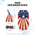Set American Flag Swaddle Blankets Newborn Receiving Blanket Baby Swaddle Wrap with Headband Hat for Baby Girls Boys