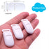 15Pcs/Pack Pacifier Clip Holder, Plastic Mitten Binky Clip for DIY Personalized Teething Toys, White Color 15mm