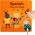 Cali's Books Spanish Book for Toddlers 1-3 - Musical Books for Kids,