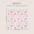 4-Pack (35" 40") GLLQUEN BABY Muslin Swaddle Blankets Breathable Receiving Blankets x Soft Baby Blankets for Girls