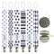 Babygoal Pacifier Clips for Boys | 6 Pack Holder Clips for Most Pacifier Styles, Baby Gift 6PBM05-HZ