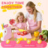 Set Set,Safe Set Toddler Girl Cooking with Storage Box-Girls Pink Kitchen PP Material Baby Girl Montessori Kitchen