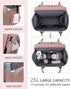 Backpack: Backpack Black boy Diaper Bag Baby toddler Bags with Changing Station for Women Men Girls Mom Dad Large