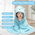 3 Pack VZZNN Baby Towels Hooded - Ultra Soft Baby Bath Towels, Newborn Baby Essentials, Premium Absorbentand
