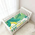 Bseiialft 52 28 Banana Leaves Tropical Crib Sheets for Boys Girls Soft and Breathable Cotton Baby Sheets for Standard