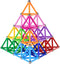 Veatree 150Pcs Magnetic Building Sticks Blocks Toys, Magnet Educational STEM Toys for Kids and Adults, 3D Non-Toxic