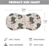 decor gift 4 Pack 22x11in Cotton Burp Cloths Baby Easy Care Naughty Wooden Bison Gray washcloths for Gender Neutral