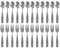 Stainless Steel Kids Silverware Set, 24pc - 2 Pack of 12, Safe Flatware for Children, Includes Spoons & Forks
