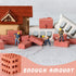 Deekin Mini Cinder Blocks 24 Pcs, 1/12 Scale Concrete Miniature Bricks for Dollhouse Accessories (Red)