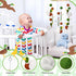 Sonwyoung Mallard Duck Baby Mobile for Crib Nursery Felt Wooden Wild Mallard Duck Hanging Decor for Infant Mobile Crib