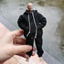 1/12 Scale Male Clothes, Men Hoodie and Pants for 6 Inch Action Figure Body Doll (A)