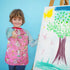 Bassion Smocks for Kids, Toddler Art Smock Waterproof Long Sleeve with 3 Pockets for Age 2-6 Years