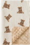 Little Jump Baby Blankets Minky Blankets for Unisex Boys Girls, Soft Fluffy