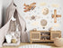 Generic Airplane Hot Air Balloon Boho Wall Decal - Kids Room Wall Art - Adventure Nursery Decor - Hot Air Balloon Wall