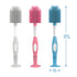 1-Pack Dr. Brown's Soft Touch No Scratch Baby Bottle Cleaning Brush Nipple Cleaner with Stand and Storage Clip, BPA