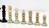StonKraft Natural Stone Chess Pieces - 3" King Chessmen for Board Games and Accessories