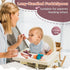 6 Pieces Silicone Baby Feeding Forks and Spoons Set, Safety First Stage Self Feeding Supplies for Toddlers