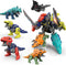 Dinosaur Transform Robot 5 in 1 Take Apart Toys Set for boy