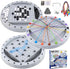 3 in 1 Board Games, 5-in-eine-Reihe-Spiel & Magnetic Chess & Rope Untangling