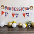 Baseball Party Supplies Concessions Banner, Sports/Baseball Themed First Birthday Party Decorations
