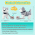Marsjoy Husky Walking Dog Toy for Girls Barking Puppy with Control Leash, Realistic Wagging Tail Robot Interactive