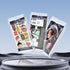 10-Pack One Touch Booster-Pack Magnetic Holders - UV Protection Clear Cases for Standard Cards Storage & Display