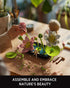 Set (506 NF10334) Nifeliz Lotus Flower Building for Adults, Botanical Decoration for Table or Office, A Nature-Inspired