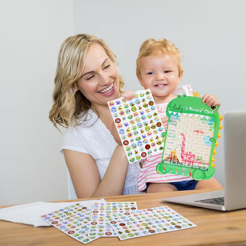 GWHOLE Potty Training Chart Dinosaur Potty Training Chart Potty Training Reward Chart Potty Chart for Toddlers Boys