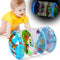 Crawling & Walking Baby Toys - Glowing Jumbo Inflatable Rolling Infant Toys for 0-6 Months to 12-18 Months, Sensory