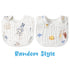 Zainpe 6Pcs Snap Muslin Cotton Baby Bibs, Adjustable Machine Washable, Unisex Burp Cloths for Boys Girls