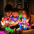 6 PCS Light Up Pop Tubes for Kids, Glow Sticks Party Favors, Neon LED Stretchy Bracelets for Children