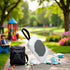 SquarezhenBo 1PC Gray Travel Wipe Holder - Reusable Stroller Hanging Dispenser with Refillable Case, Baby Safe Wet Wipe