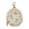 J JOYSAY Golden Retriever Dogs Beige Pattern Pacifier Holder Case with Metal Clip Portable