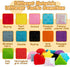 teytoy Texture Sensory Bean Bags Toys for Autism, 12 Fidget Sensory Shape Toys for Infant Development