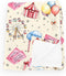 Wicbfdfv Cute Circus Balloons Carnival Ticket Baby Blanket Girls Boys Colorful Tent Bows