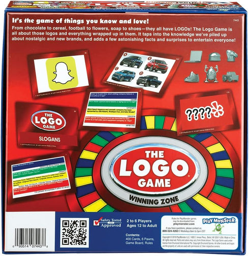 The Logo Game - Fun Party Game of Things You Know and Love! - Ages 12+ - 2-6 Players