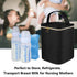 Teamoy Breastmilk Cooler Bag for up to 4 Large 9 Ounce Bottles - Perfect for Working Moms, Black