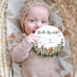 Adventure Awaits Baby Milestone Blanket with Birth Stat Sign, Mountain Baby Growth Chart Monthly Blanket, 50"x40"