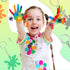 Paint Splatter Keychains, Art Party Favors and Decorations for Kids Adults Back to School Gifts