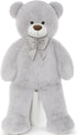 Tezituor Big Teddy Bear 4 Feet, Soft Giant Stuffed Animal Life Size 47 Inch Plush Bear Toy for Valentine's Day Gift