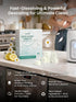 GROWNSY 40 Count, Descaling Tablets for Bottle Washer, Plant-Based Formula with Lemon & Chamomile, Sterilizer & Warmer